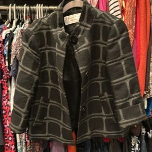 Trina Turk Crop Wool Jacket size L